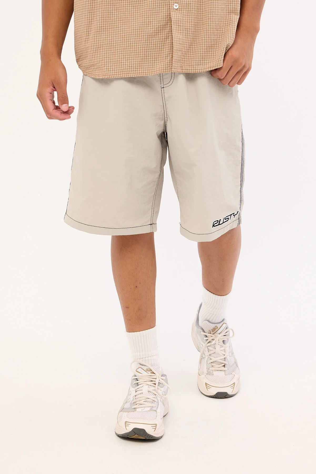 Rusty Flip Daddy Boardshort Stone Grey - Image 2