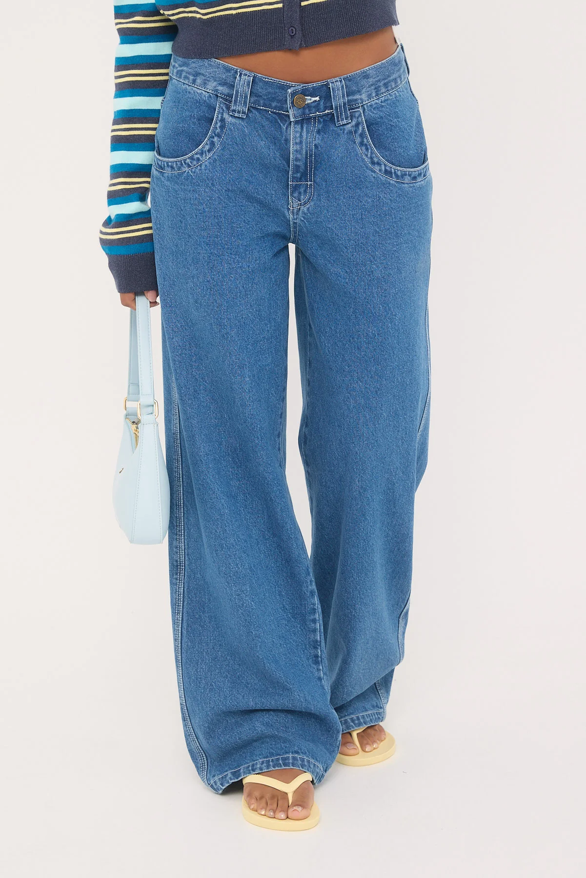 Rusty Flip Mommy Low Rise Tapeless Jean Authentic Blue - Image 3