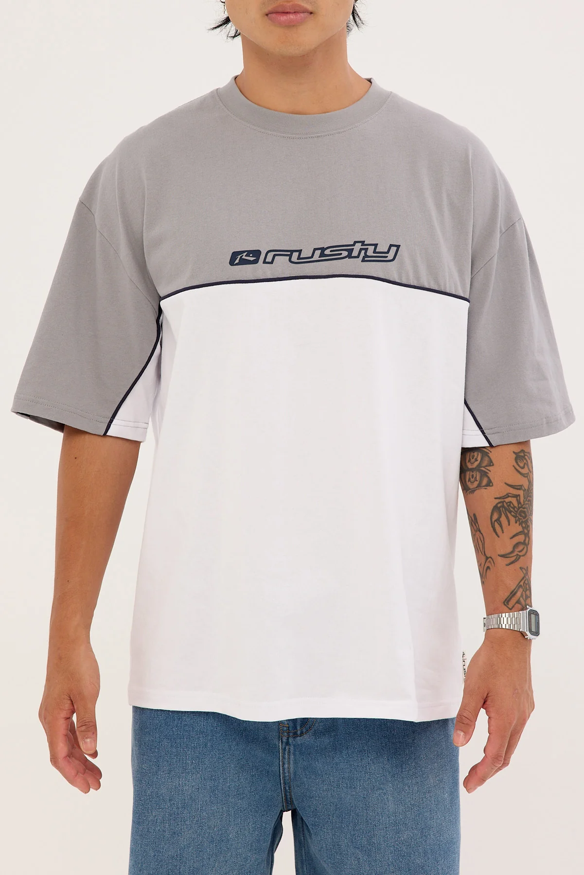 Rusty Infinity Tee White - Image 6