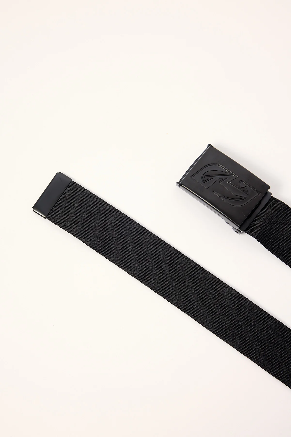 Rusty Jagged Webbing Belt Black - Image 3
