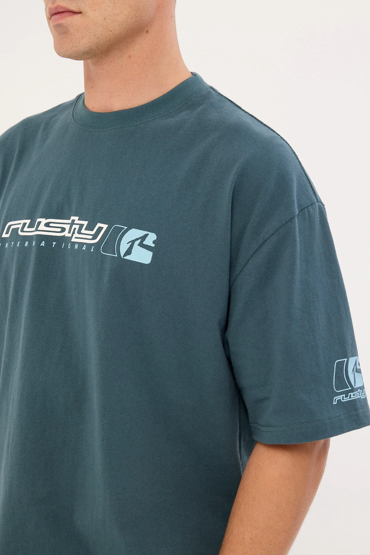 Rusty Jetsetter Tee Deep Teal - Image 3