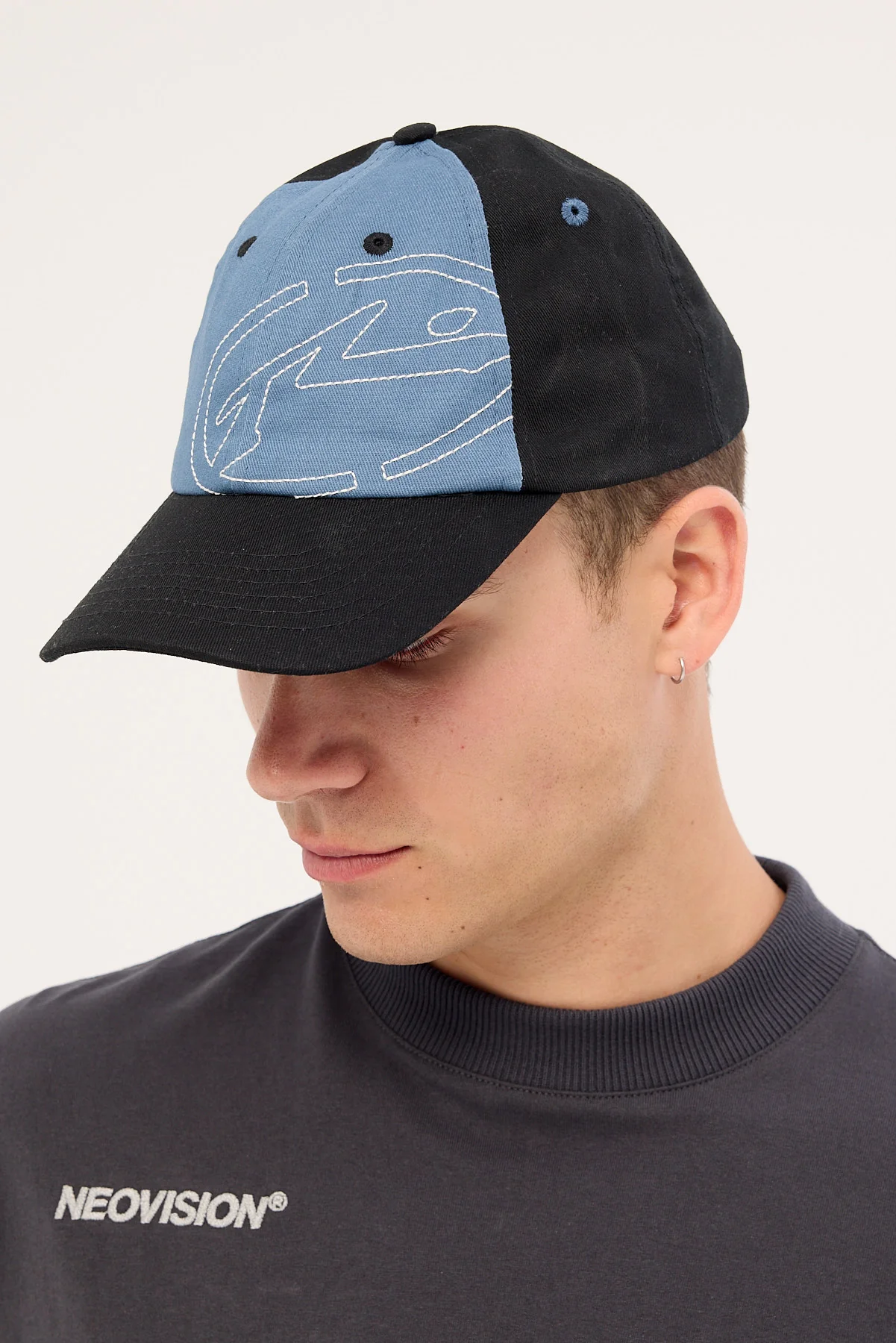 Rusty Kill Switch 6 Panel Cap Black