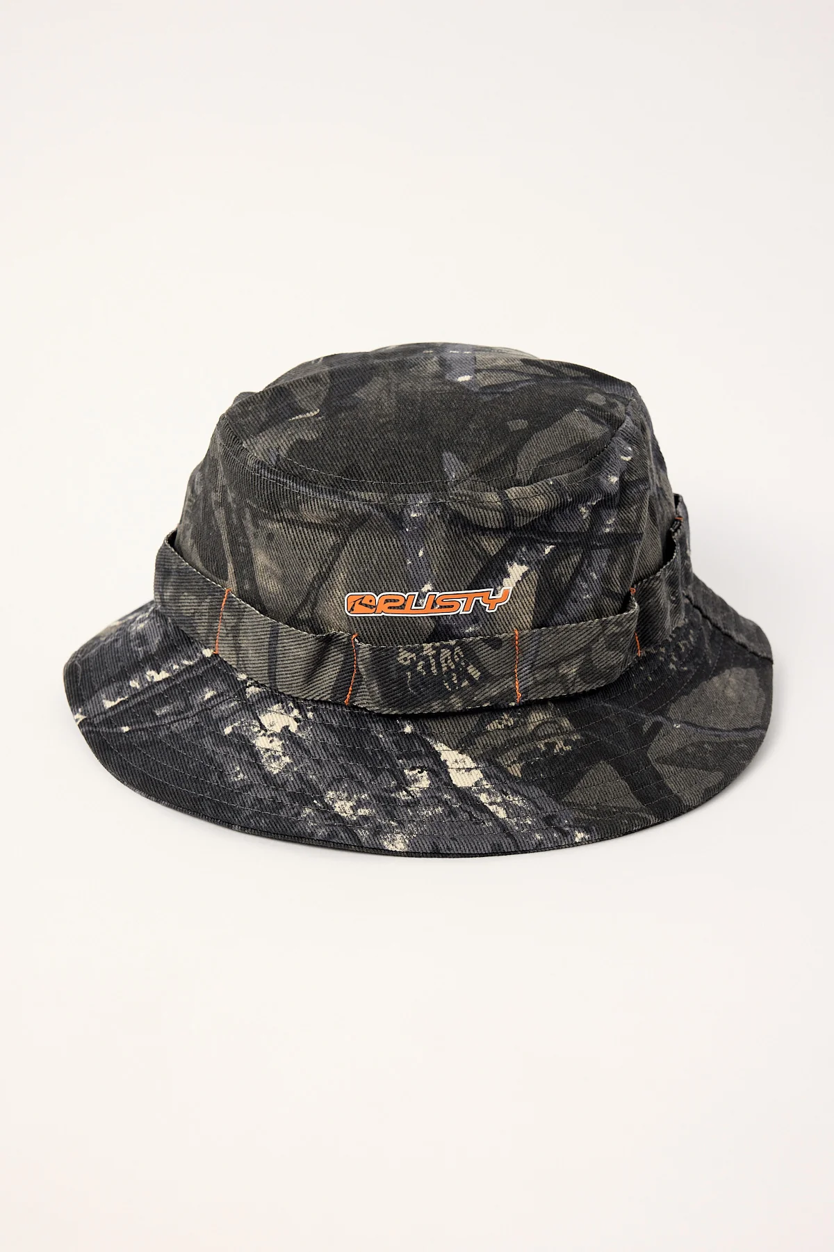 Rusty Stringer Bucket Hat Grey Camo