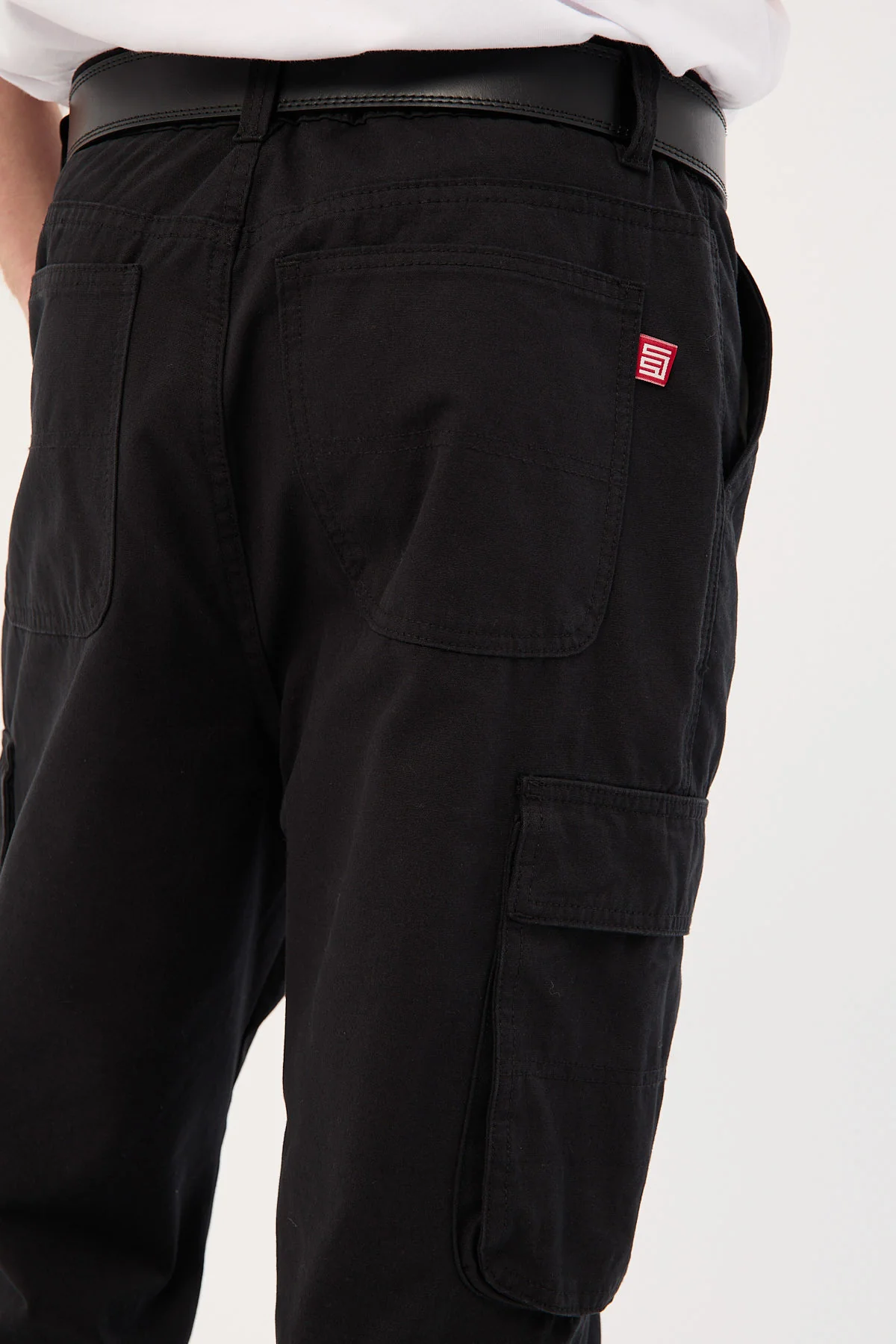Sdouble Cargo Work Pant Black - Image 7