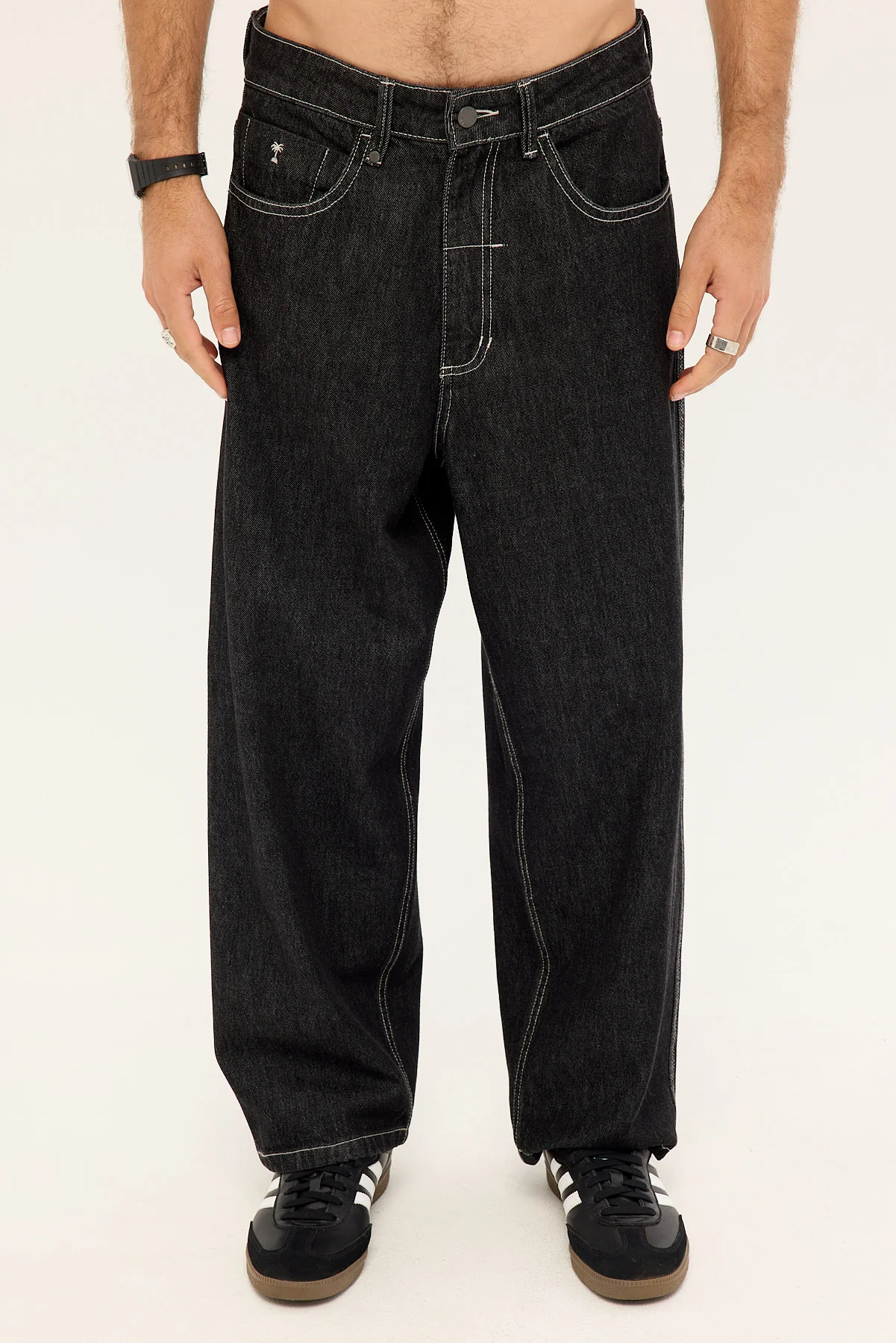 Thrills Biggest Slacker Jean Raw Black - Image 6