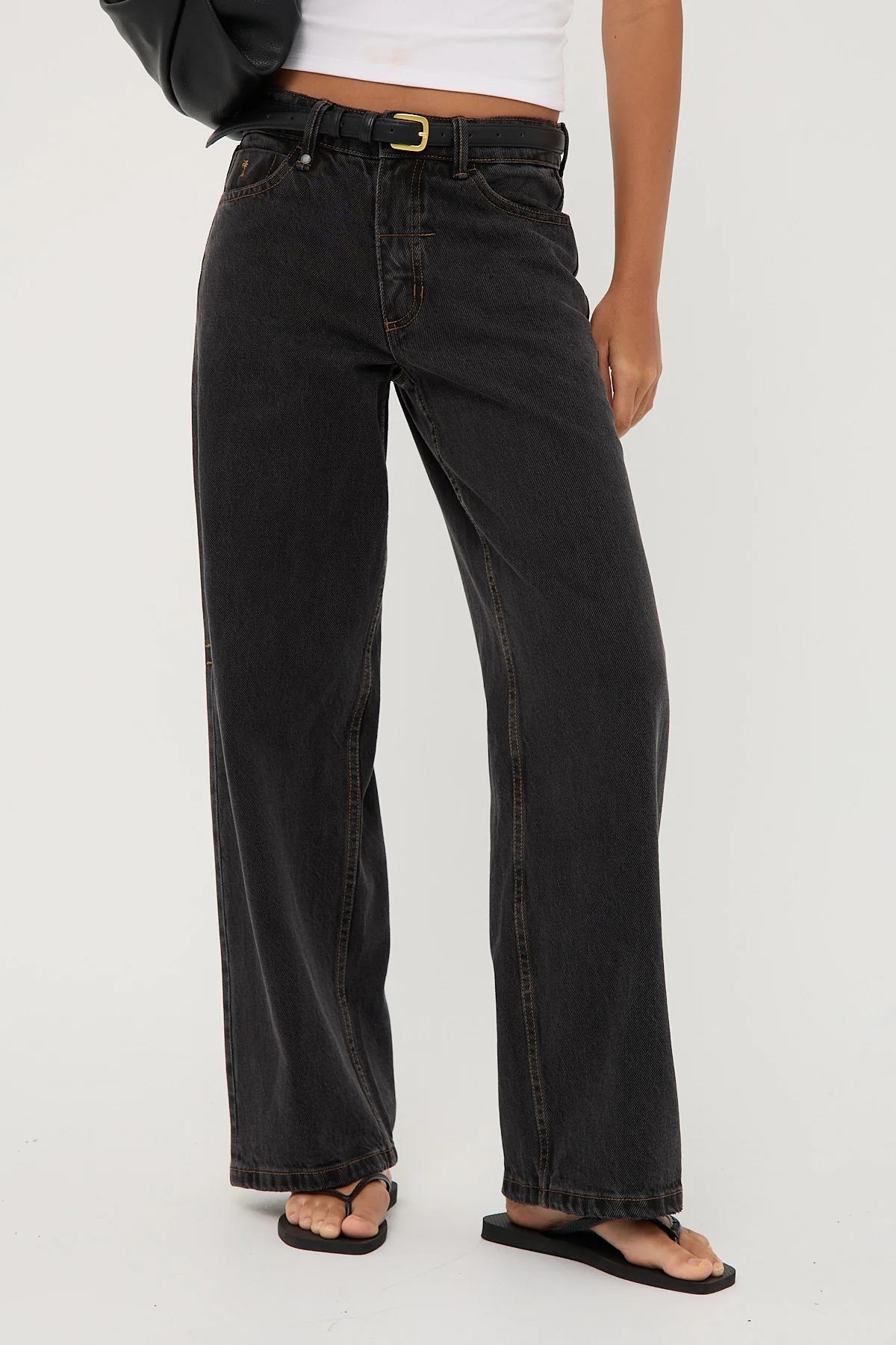 Thrills Billie Low Jean Black Bull - Image 2