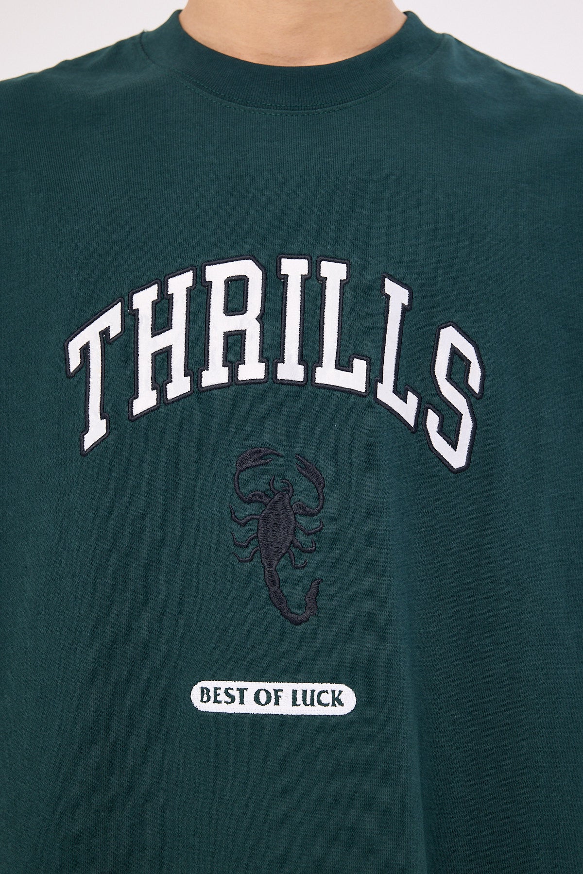 Thrills Los Stingers Box Fit Oversize Tee Vista Green - Image 6