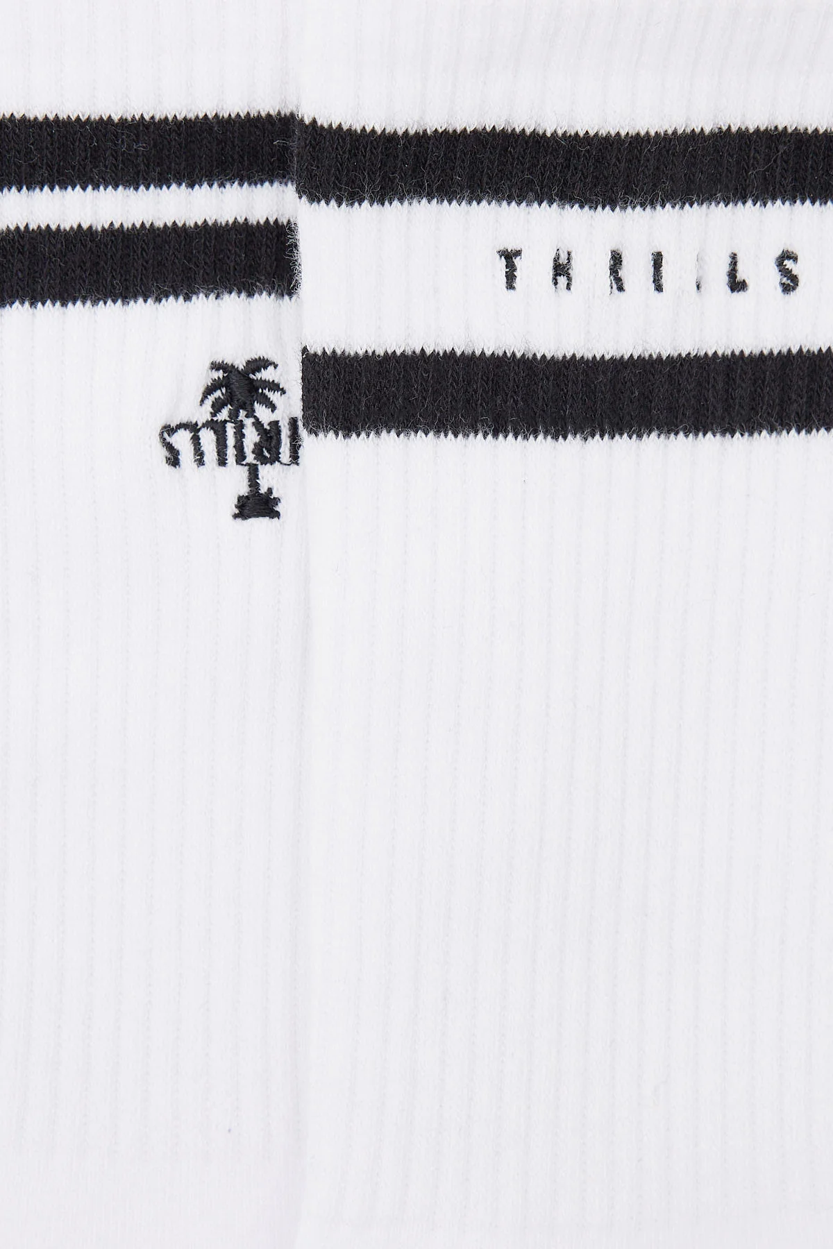 Thrills Multi Logo Socks 2 Pack White - Image 2