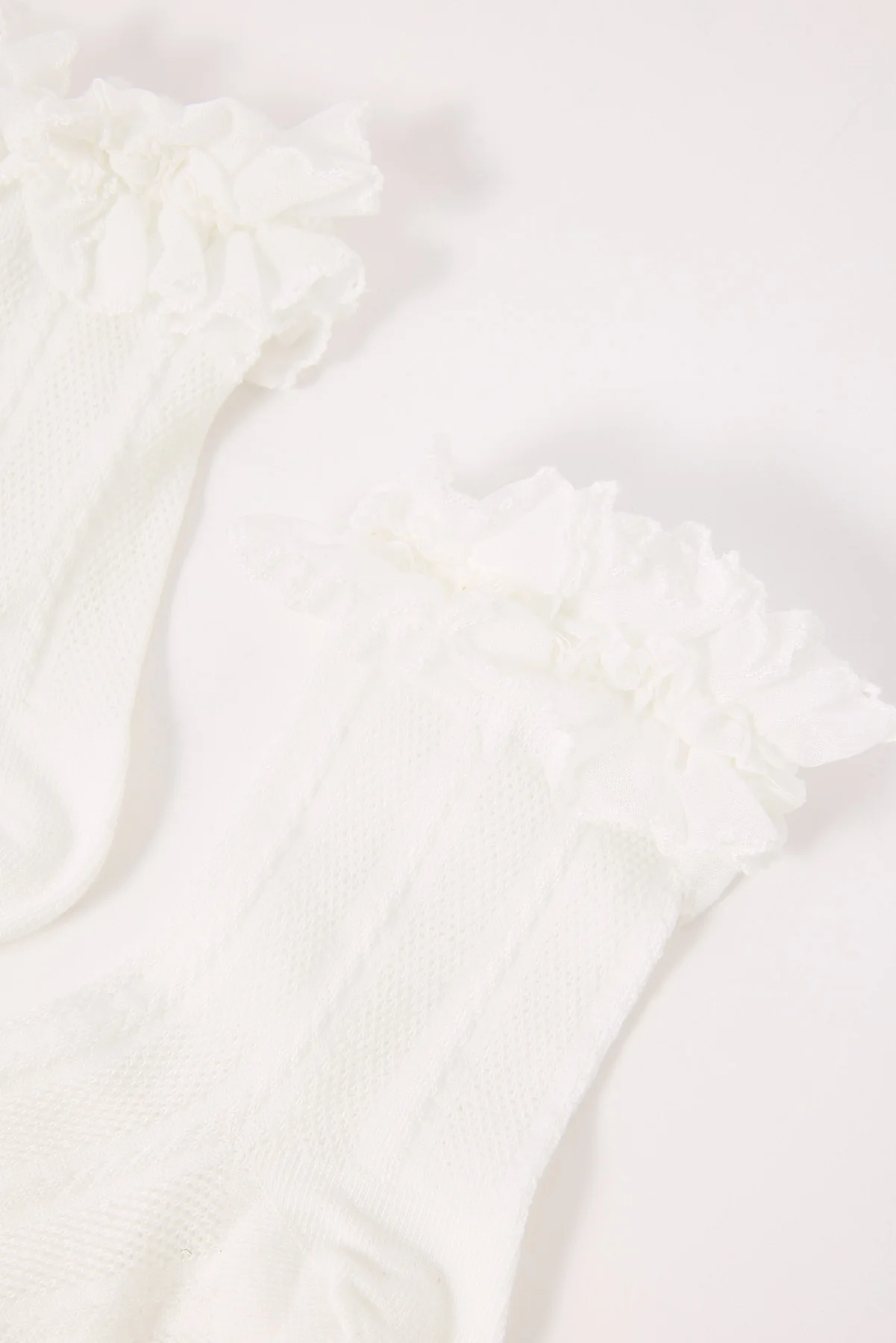 Token Frilly Sock White - Image 3