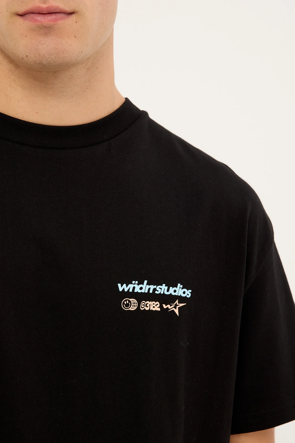 Wndrr Oversteer Box Fit Tee Black - Image 3
