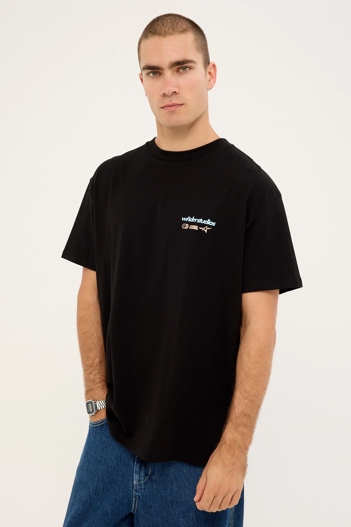 Wndrr Oversteer Box Fit Tee Black - Image 4