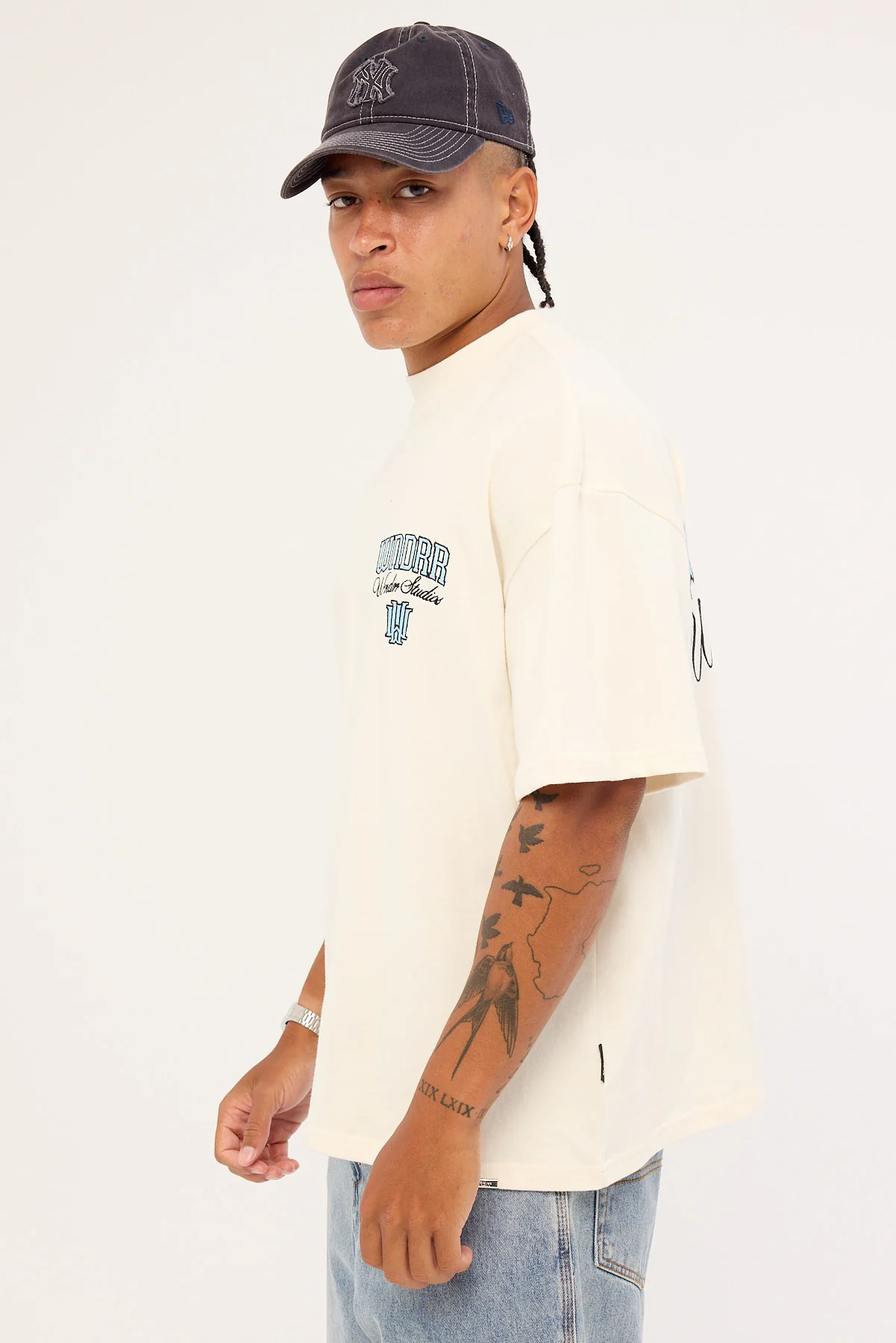 Wndrr Pavilion Heavy Weight Tee Off White - Image 4