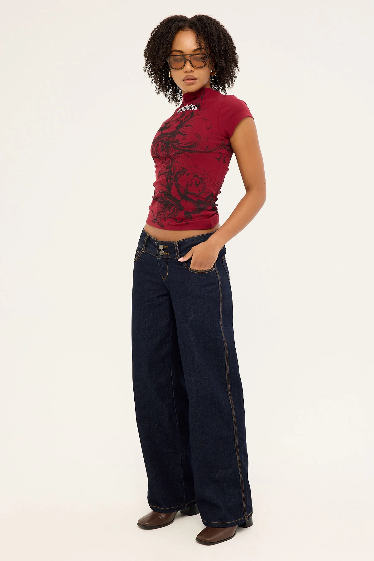 Worship Morality Super Low Baggy Jean Raw Indy - Image 4