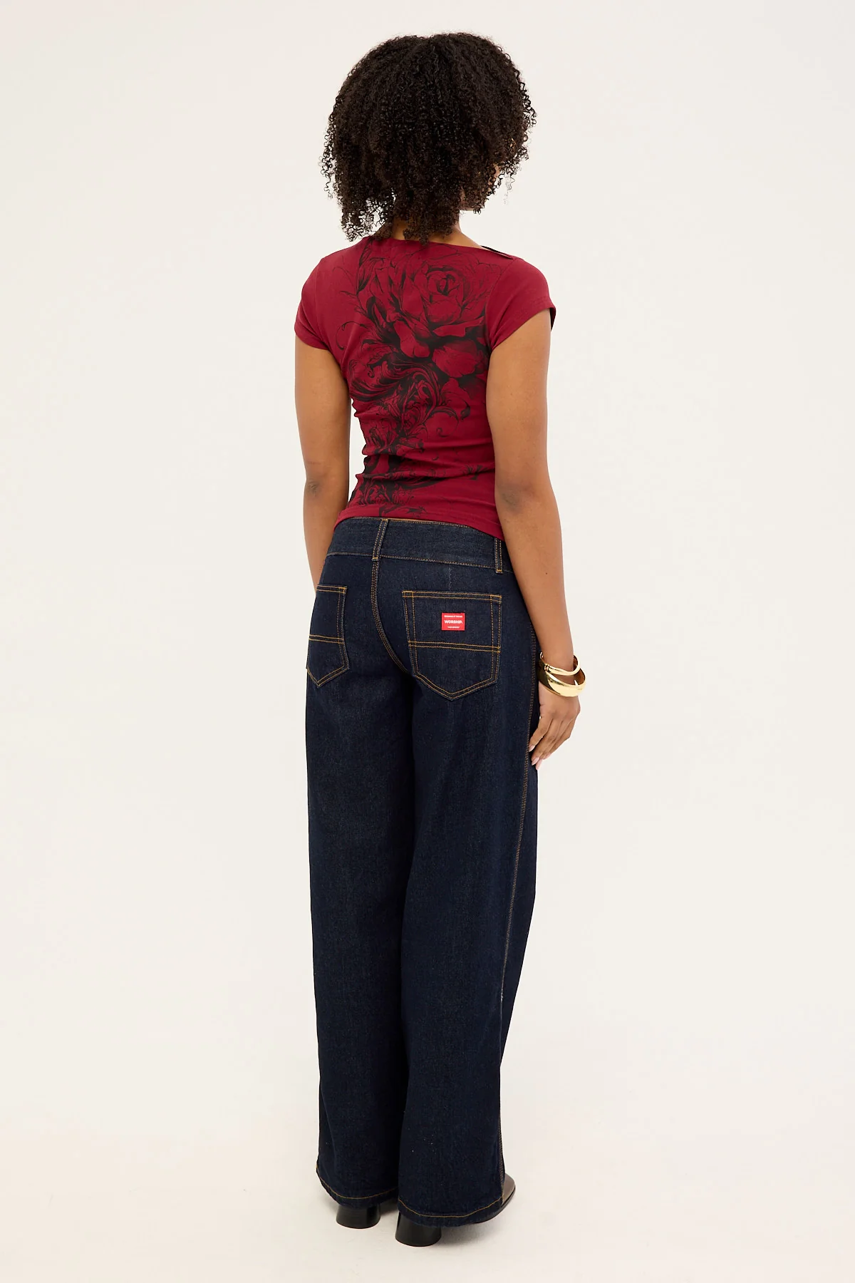 Worship Morality Super Low Baggy Jean Raw Indy - Image 5