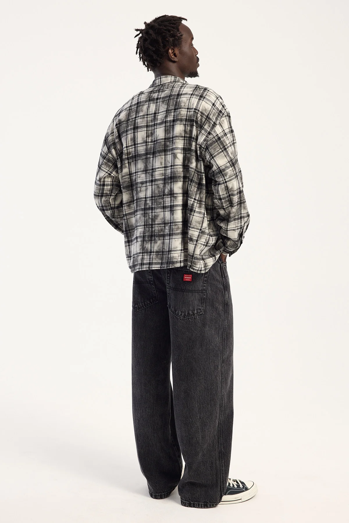 Worship Sloucher Jean Black Rinse - Image 10