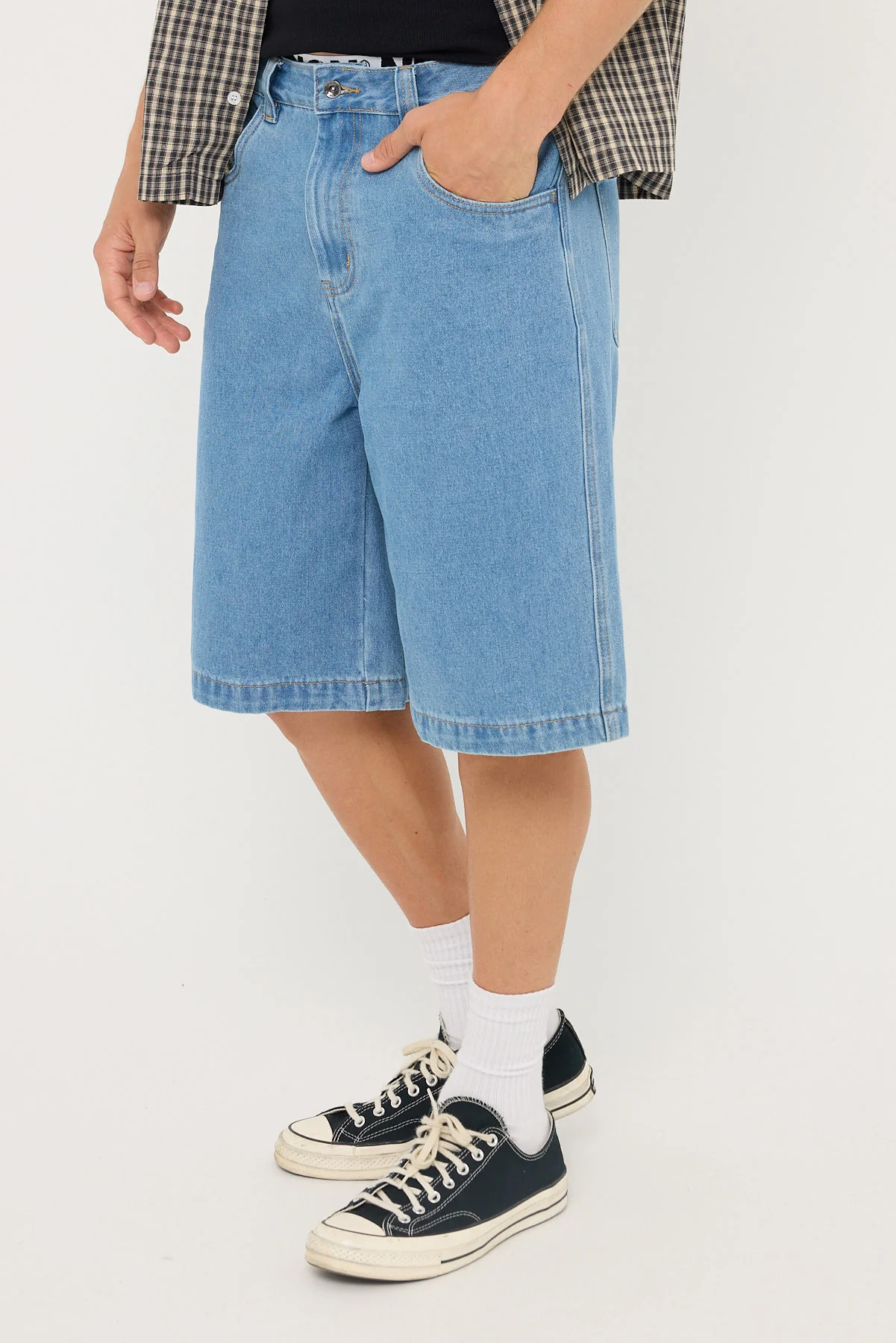 Xlarge Baggy Bull Denim 91 Short Blue - Image 4