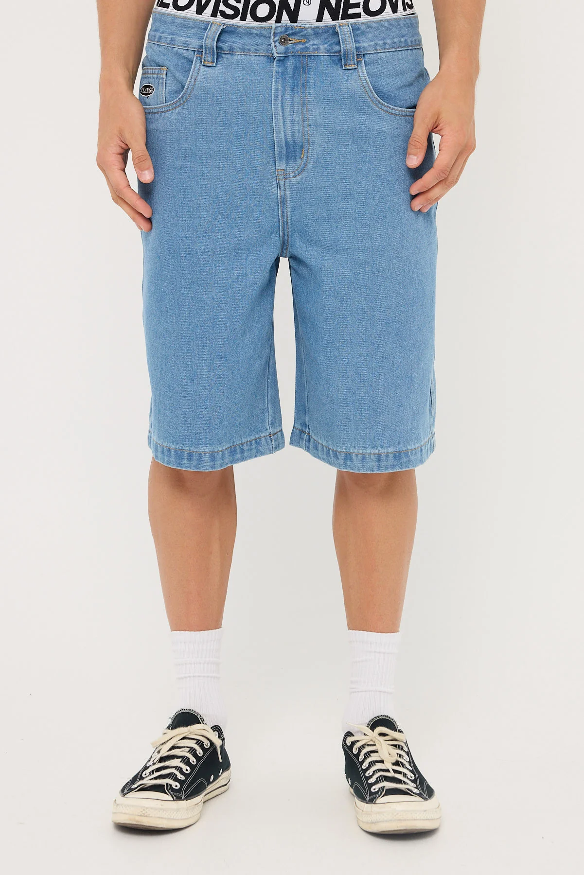 Xlarge Baggy Bull Denim 91 Short Blue - Image 6