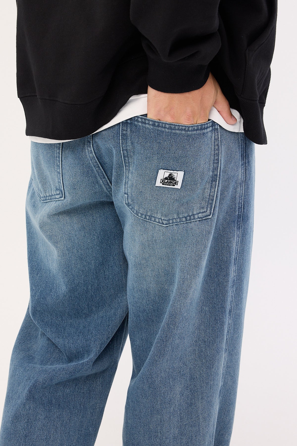 Xlarge Bull Denim 91 Pant Ash Blue - Image 7
