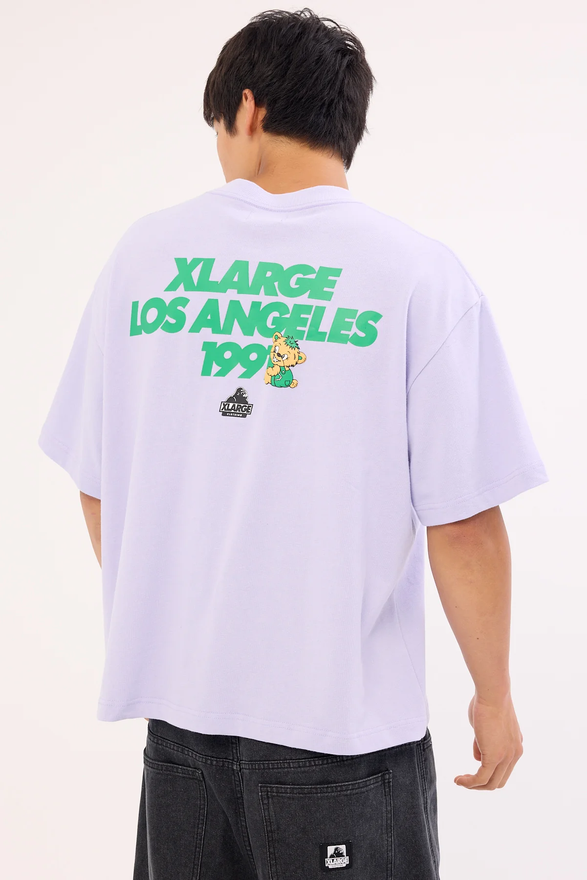 Xlarge Mad Bear 2.0 Gorilla Fit SS Tee Solid Lilac - Image 2